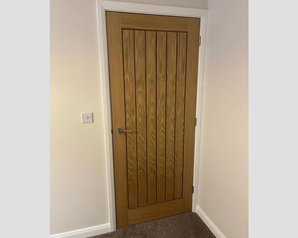 2040 x 726 x 44mm FD30 (29") Mexicano Oak - Prefinished Internal Fire Doors
